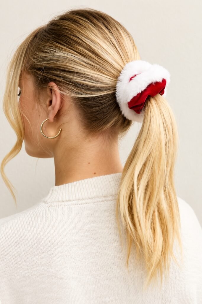 Velvet Scrunchie in Jewel Tones