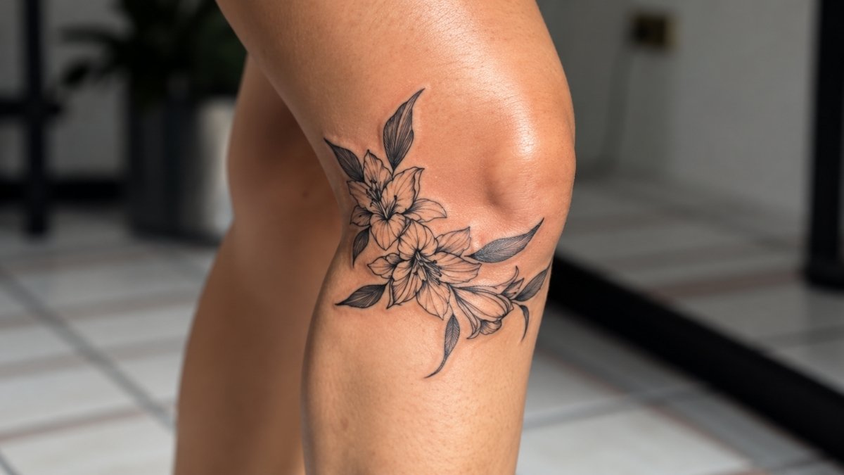 Above-the-Knee Tattoo for Women