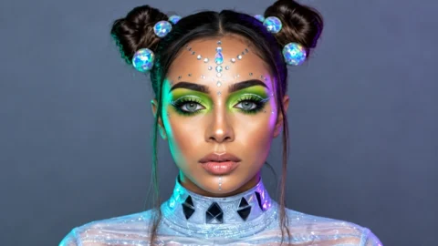 Alien-Inspired Makeup Looks for Women