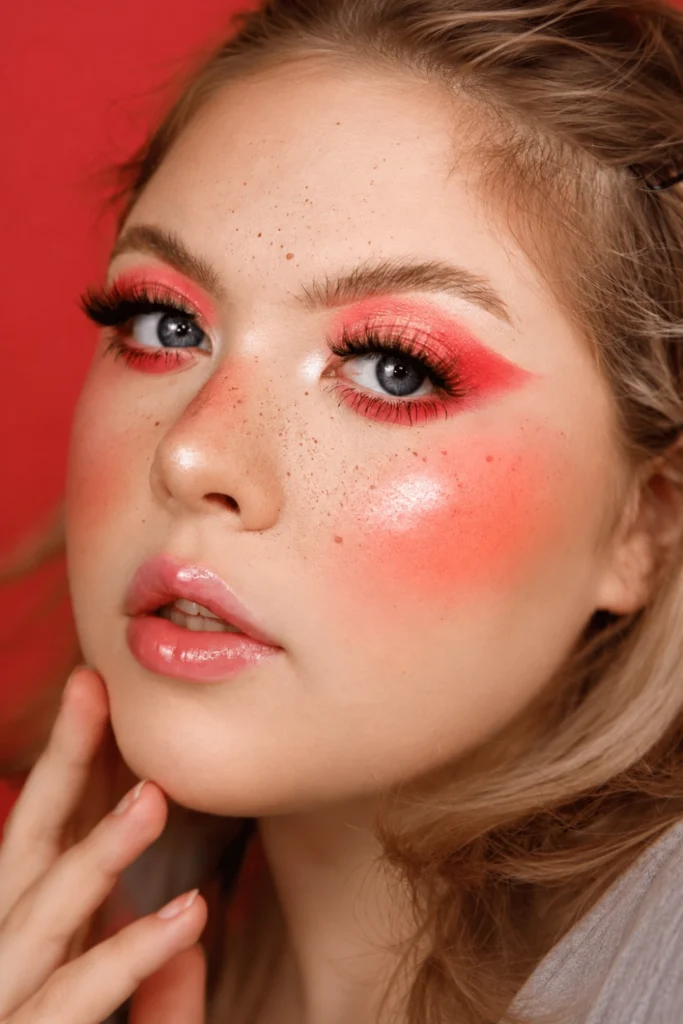 Blush Used as Eyeshadow