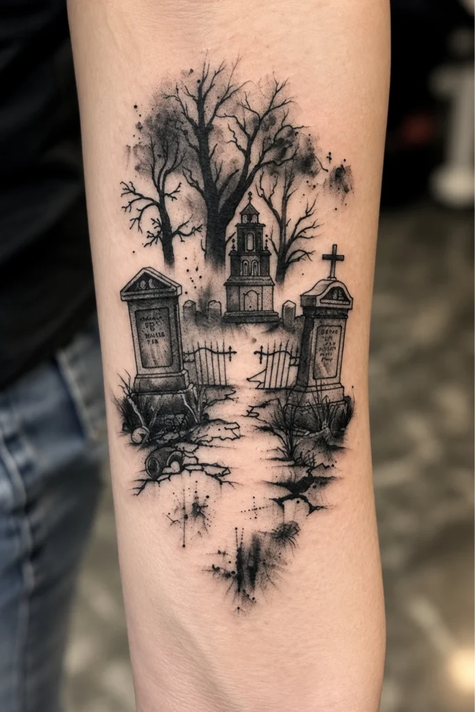 Cemetery Gate Keyhole