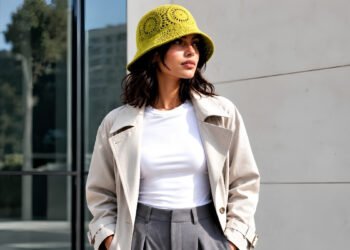 Crochet Curly Cue Hat Outfit Ideas for Women