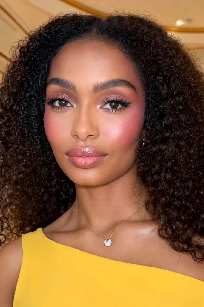 Draped Coral or Rose Blush