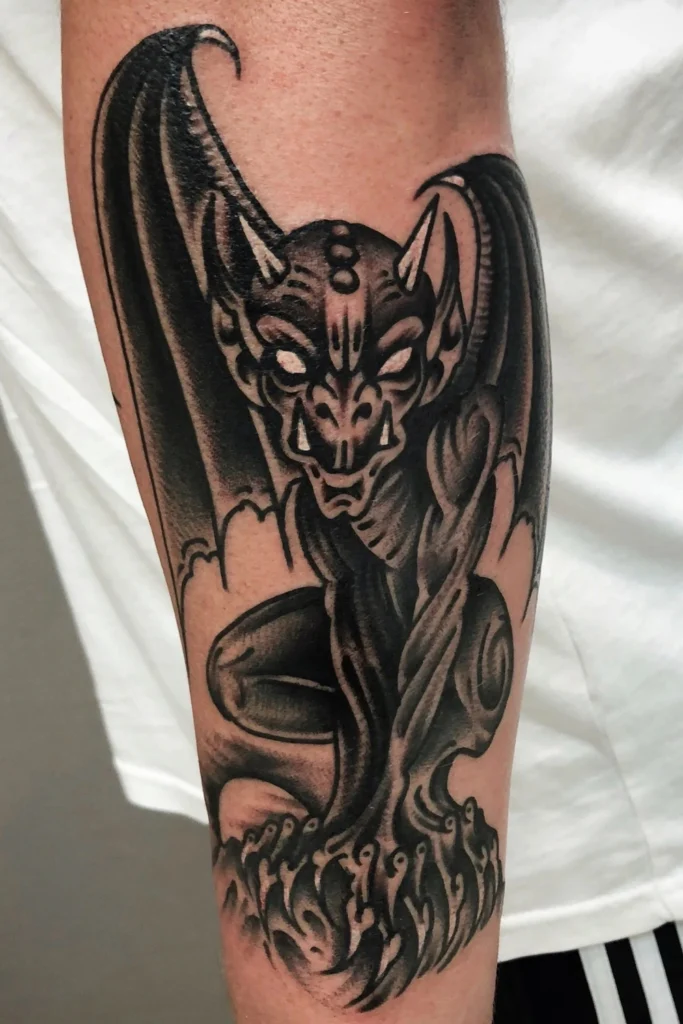 Gothic Gargoyle Head