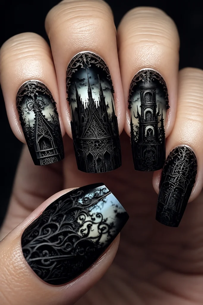 Moonlit Cathedral Coffins