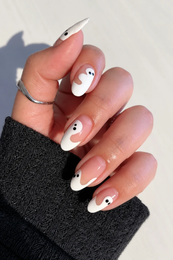 Negative-Space Ghost Silhouettes