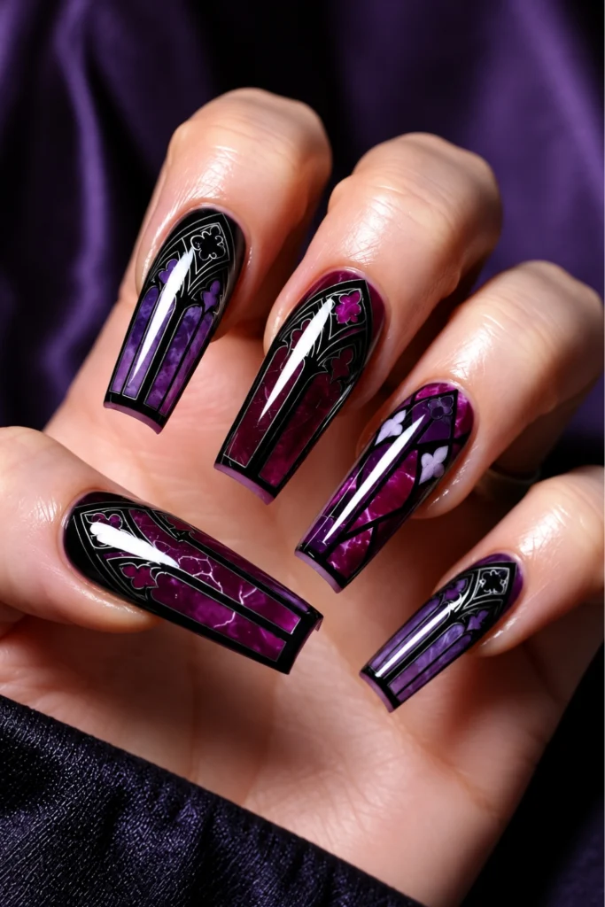Stained-Glass Gothic Coffins